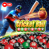 Cricket Ball Roulette on Arena Plus App live casino